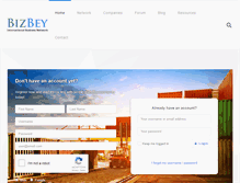 Tablet Screenshot of bizbey.com